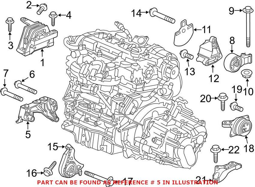 Engine Mount Bracket - Passenger Side